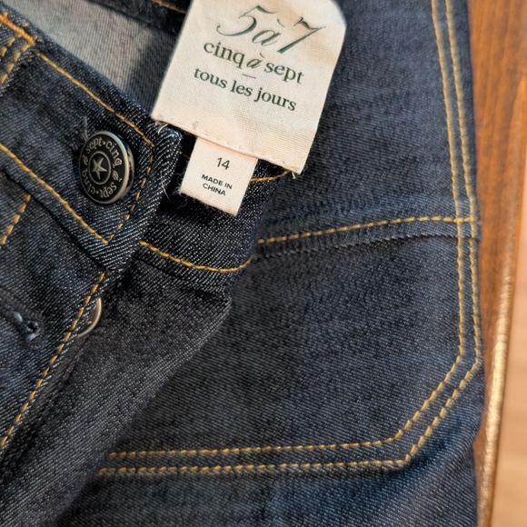 Cinq à Sept Women's Long Benji Jeans - Picture 10 of 12